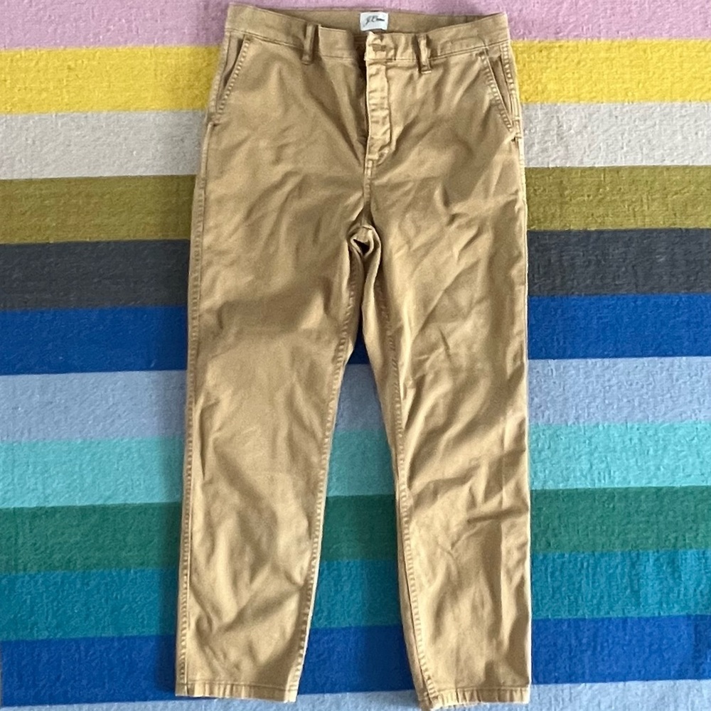 J. Crew Vintage Straight Khakis • Size 28